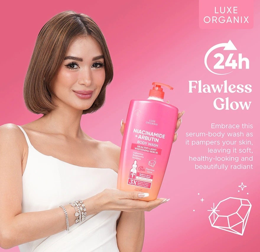Luxe Organix Niacinamide + Arbutin Healthy Light Whitening Serum Perfume Infused Body Wash 1000G