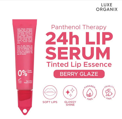 Luxe Organix Panthenol Therapy 24H Lip Serum Tinted Lip Essence 10G