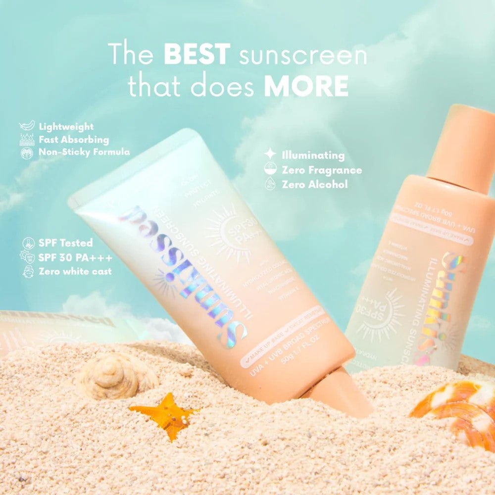 Barefaced Sunkissed Illuminating Sunscreen SPF 30 PA+++ 50g