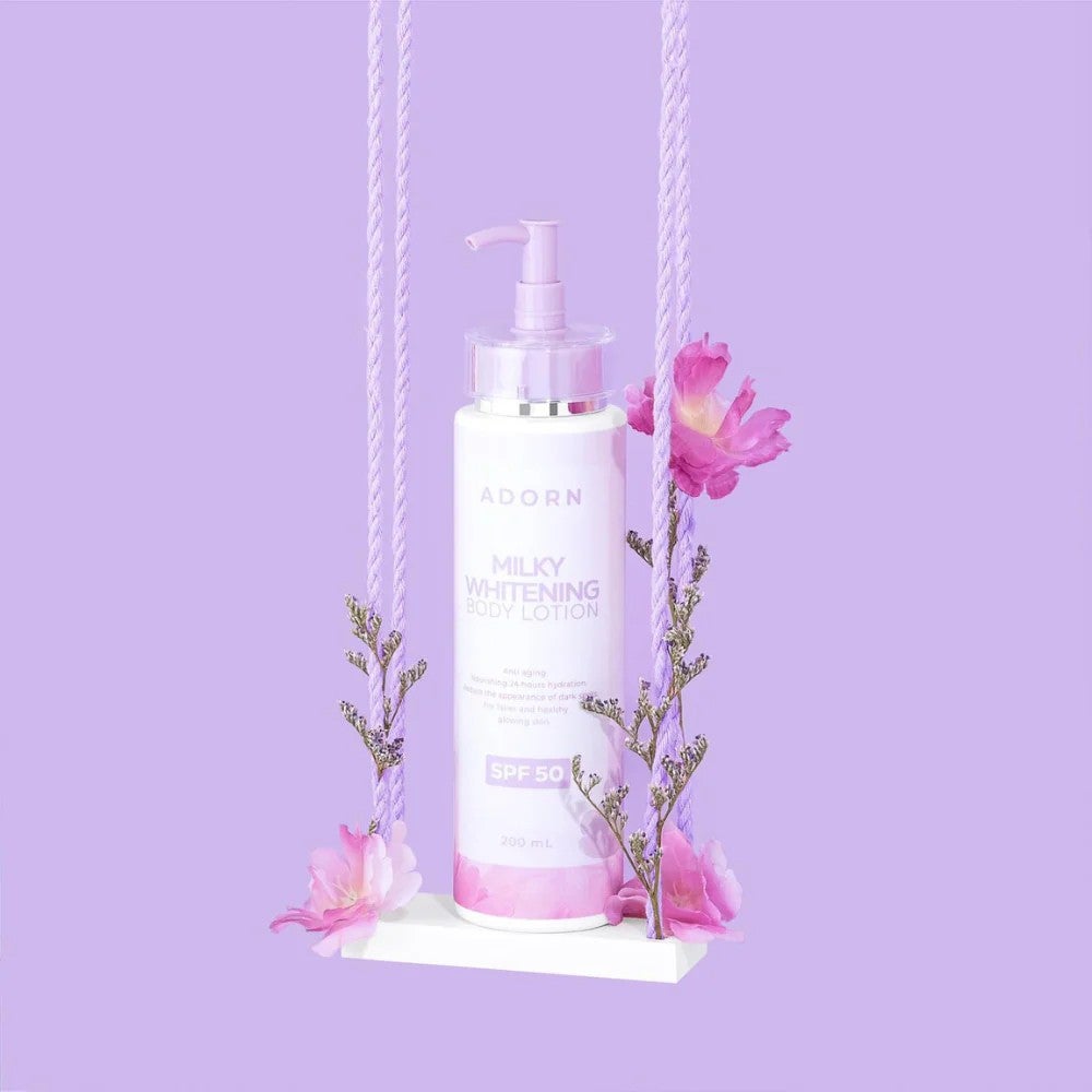 Adorn Milky Whitening Body Lotion SPF50 200ml