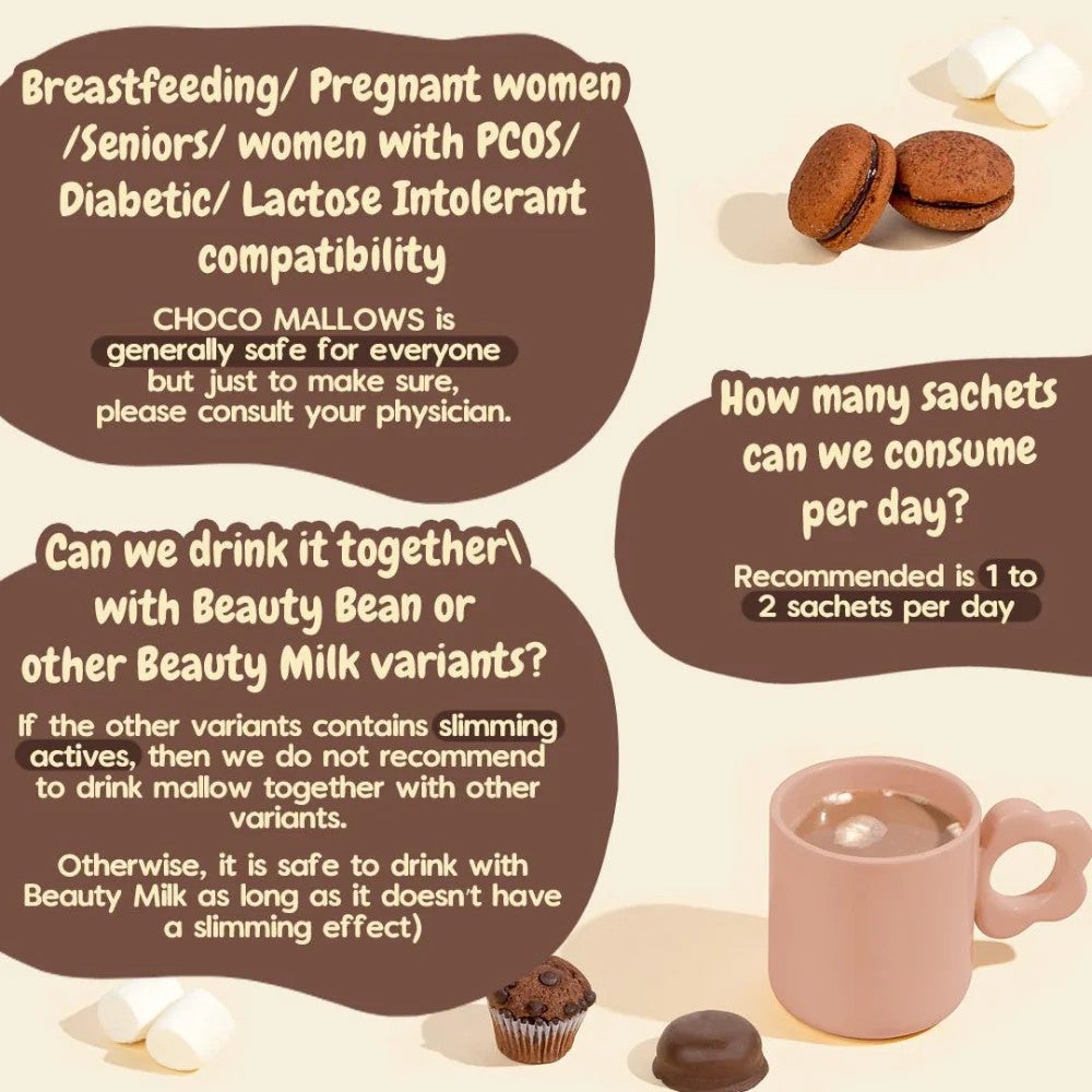 DEAR FACE Beauty Bean Choco Mallows 22g