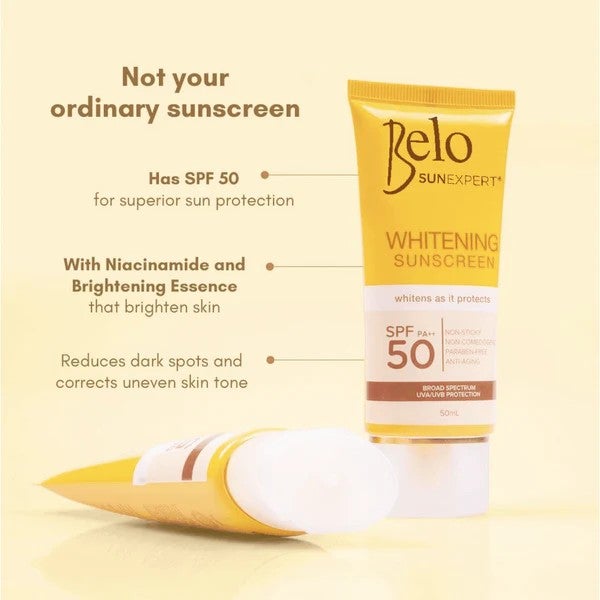 Belo Sun Expert Whitening Sunscreen SPF50 Buy 1 Take 1