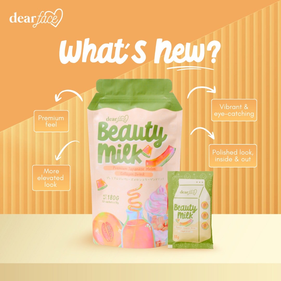 Dear Face Beauty Milk Melon Collagen Drink