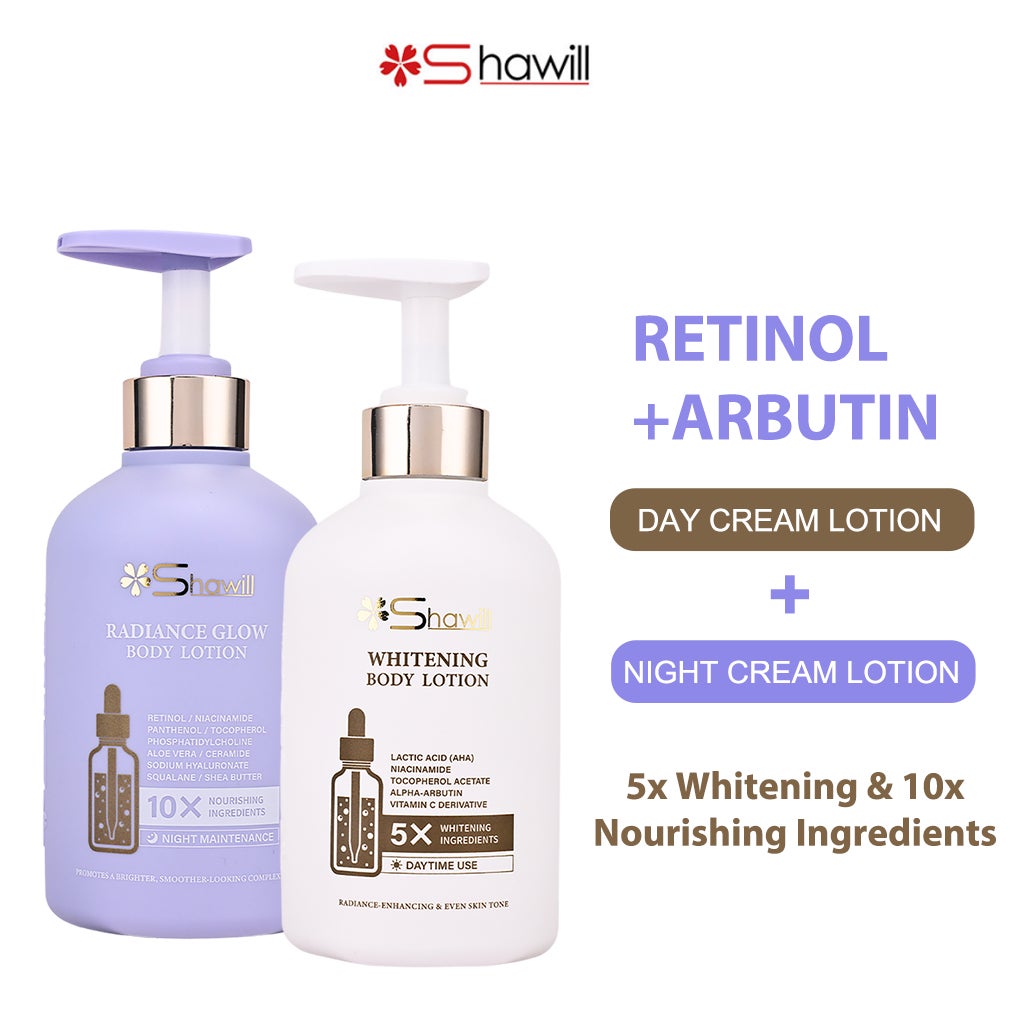 Shawill Radiance Glow Body Lotion 10x Retinol Night Maintenance- 500ml