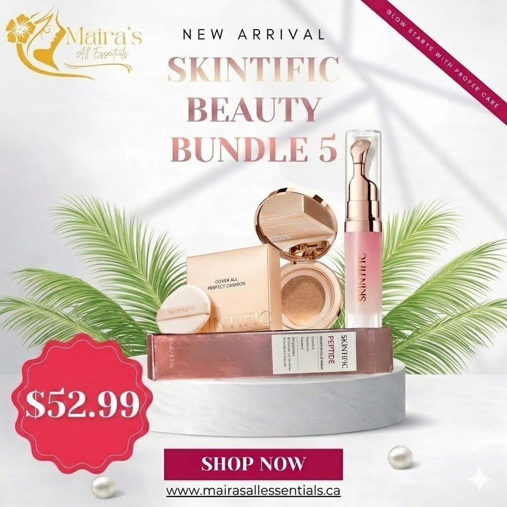 Skintific Cushion & Peptide Lip Serum Bundle