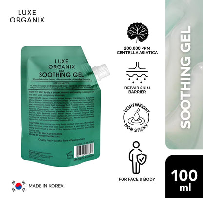 Luxe Organix Cica Soothing Gel 100ml