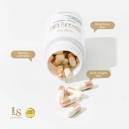 Luxe Slim Beauty Talks Skin & Body Supplements 60 Capsules