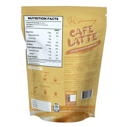 Glowming Health & Beauty Drink - Cafe Latte