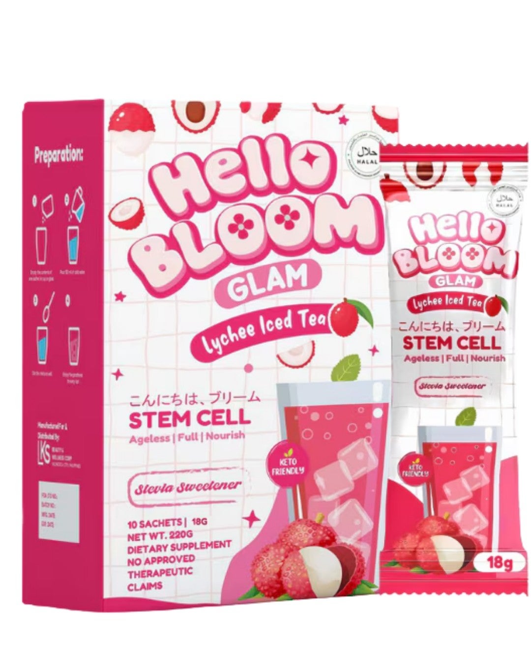 Hello Bloom Lychee Ice Tea