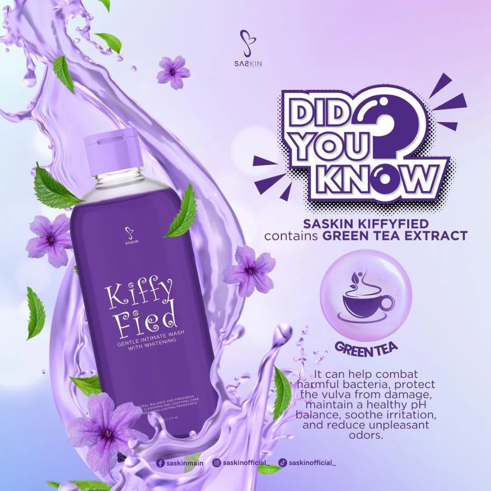 Kiffy Fied by Saskin Gentle Intimate Wash 150ml