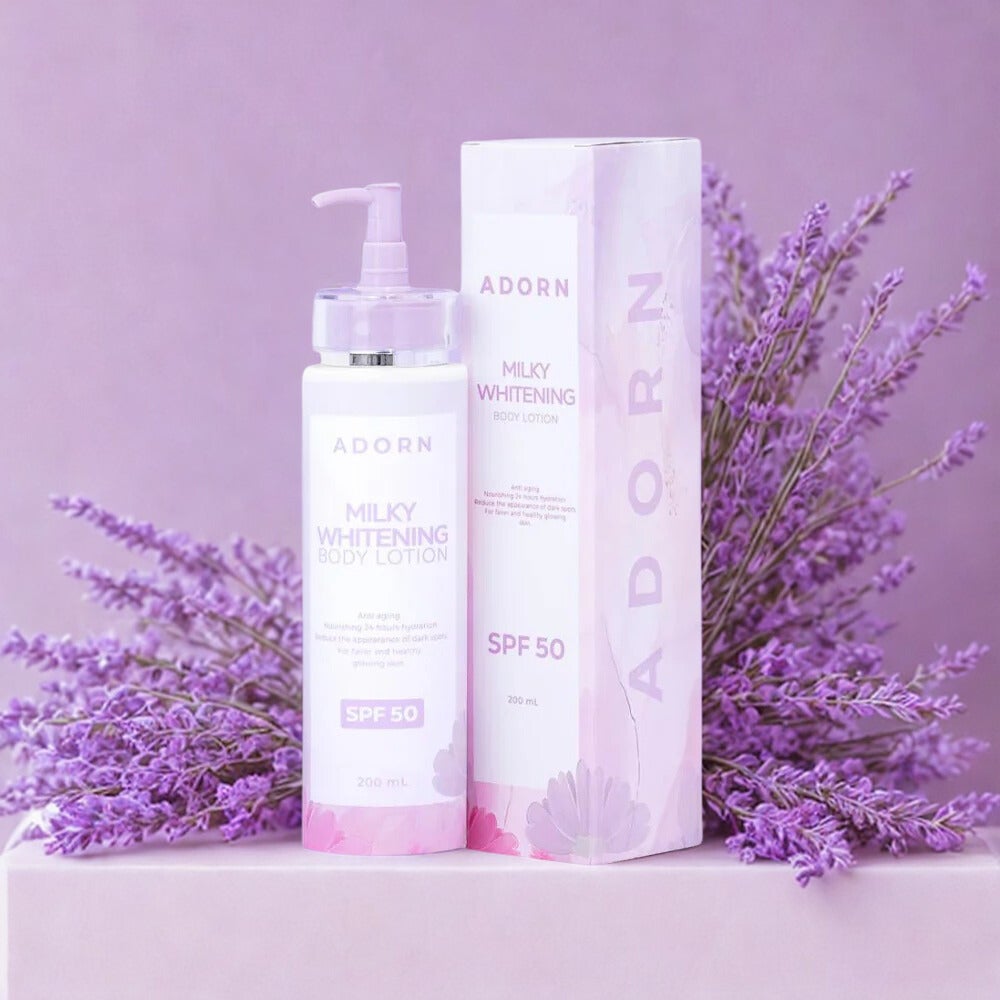Adorn Milky Whitening Body Lotion SPF50 200ml