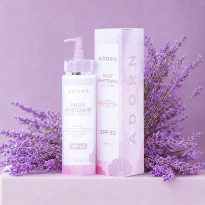 Adorn Milky Whitening Body Lotion SPF50 200ml