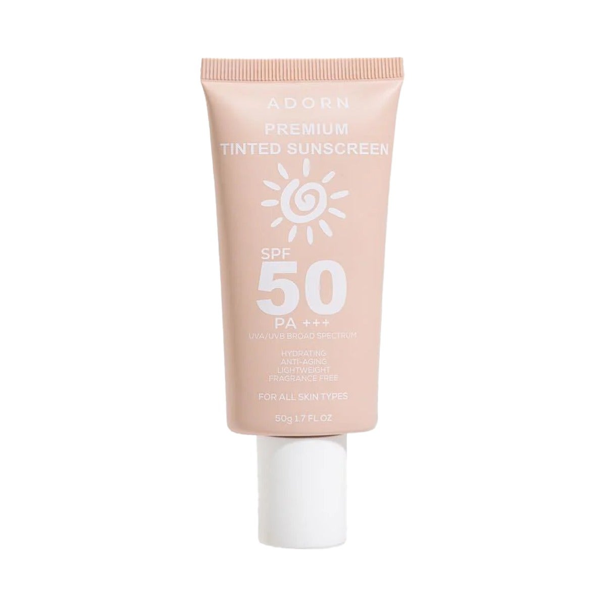 Adorn Premium Tinted Sunscreen SPF 50 PA+++ 50g
