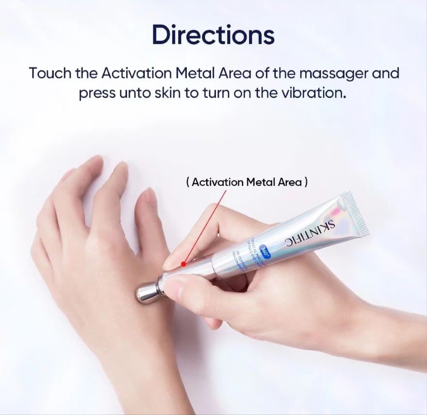 SKINTIFIC 360 Crystal Massager Lifting Eye Cream 20g