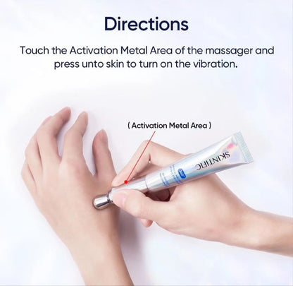 SKINTIFIC 360 Crystal Massager Lifting Eye Cream 20g