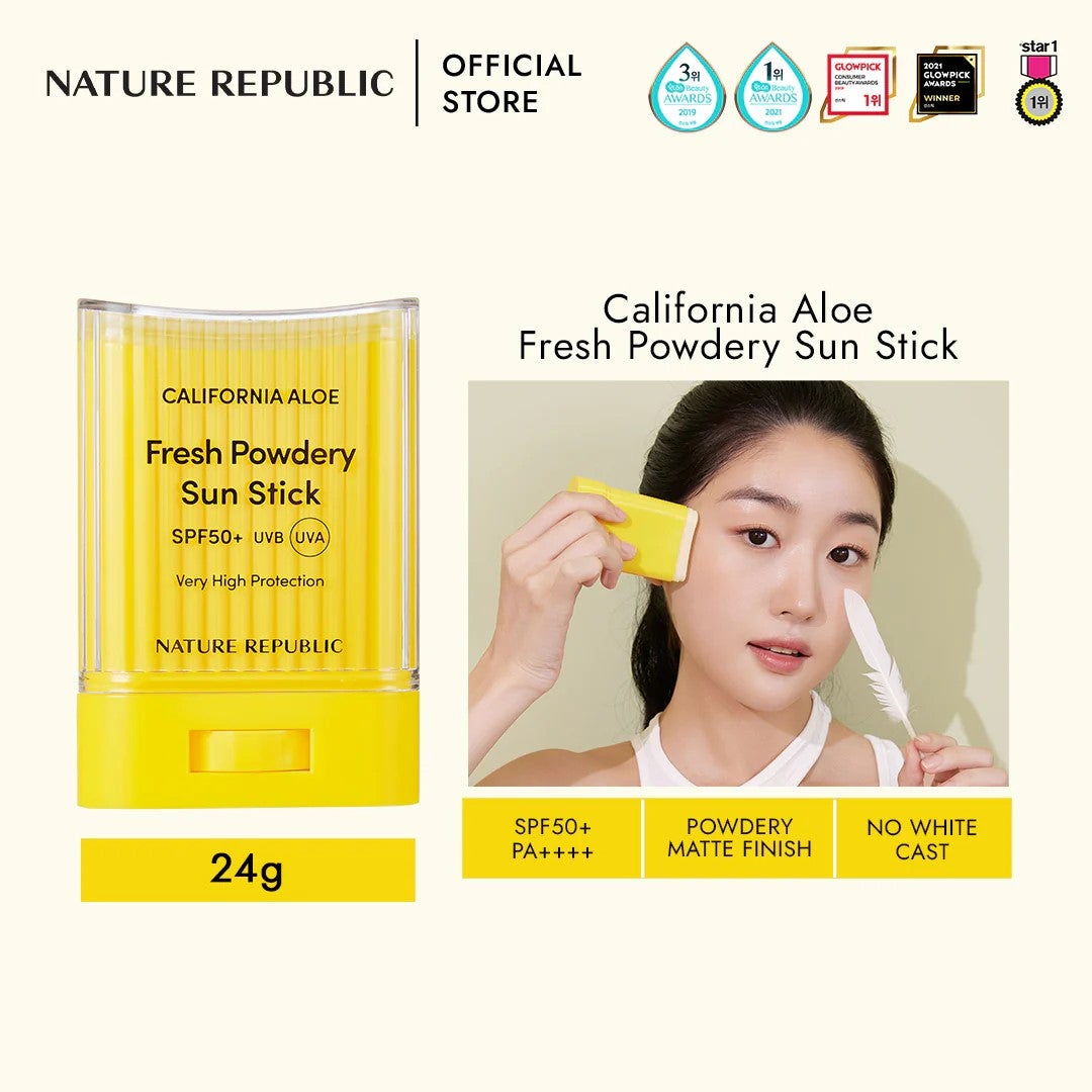 Face Republic California Aloe Fresh Powdery Sun Stick