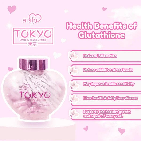Aishi Premium Tokyo White C-Block Dfyage - 60 Capsules