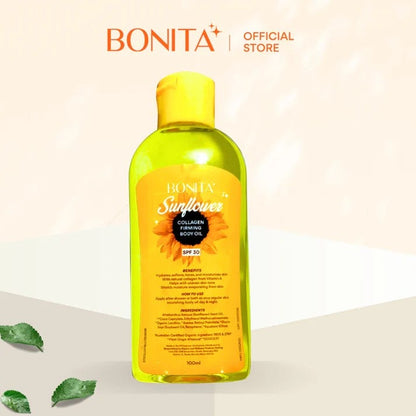 Bonita Sunflower Collagen Firming Body Oil SPF 30 100ml