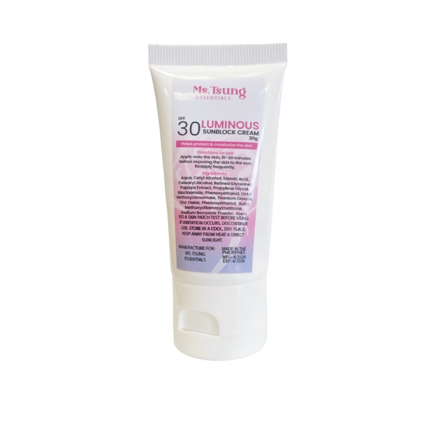 Ms Tsung Luminous Sunblock