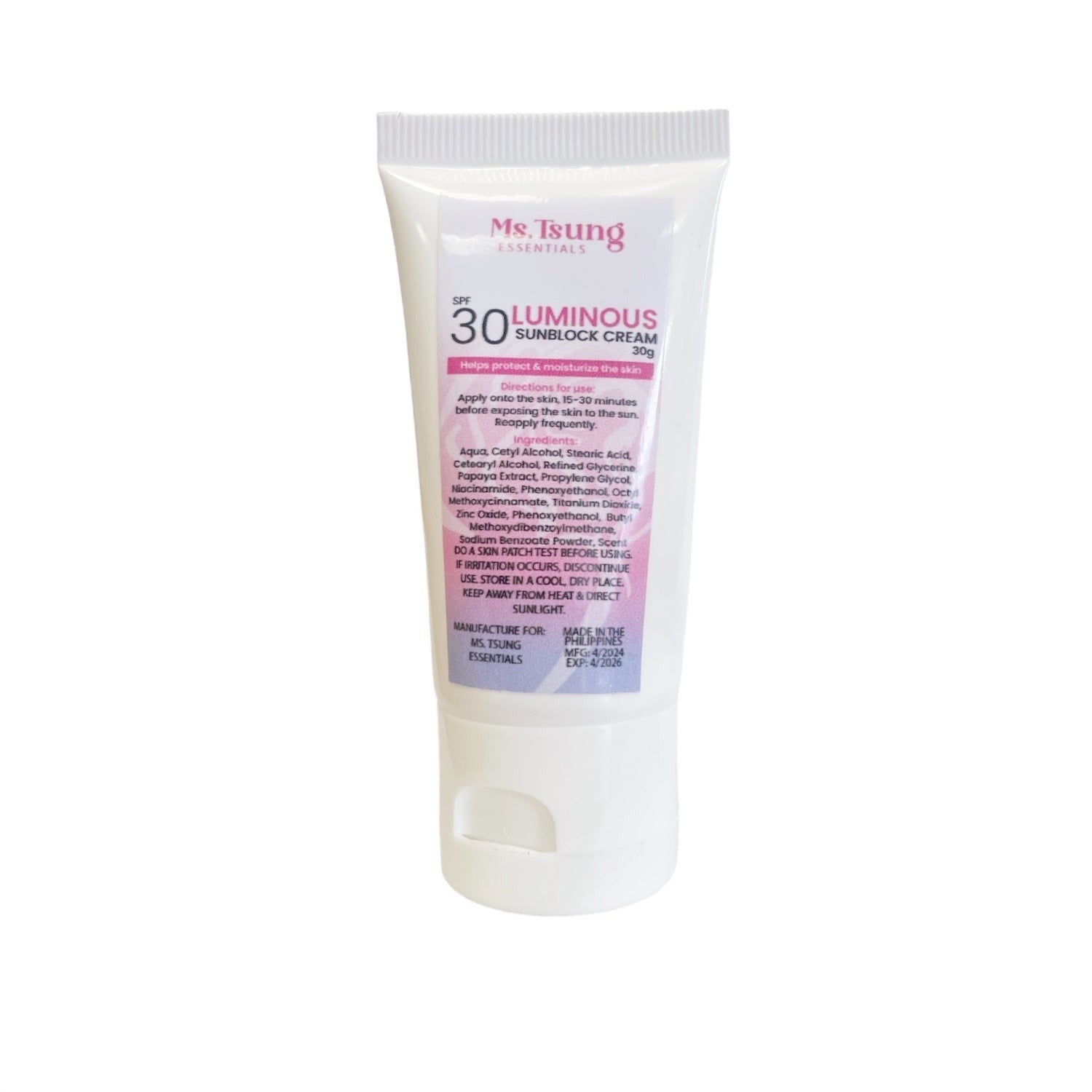 Ms Tsung Luminous Sunblock