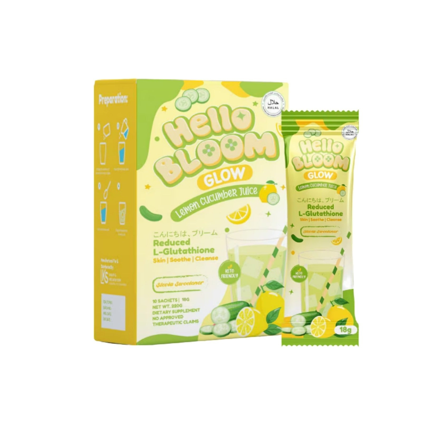 Hello Bloom Lemon Cucumber Juice
