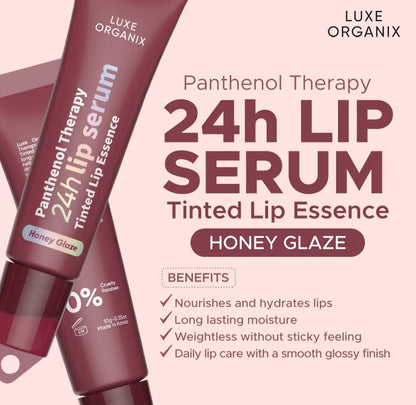 Luxe Organix Panthenol Therapy 24H Lip Serum Tinted Lip Essence 10G