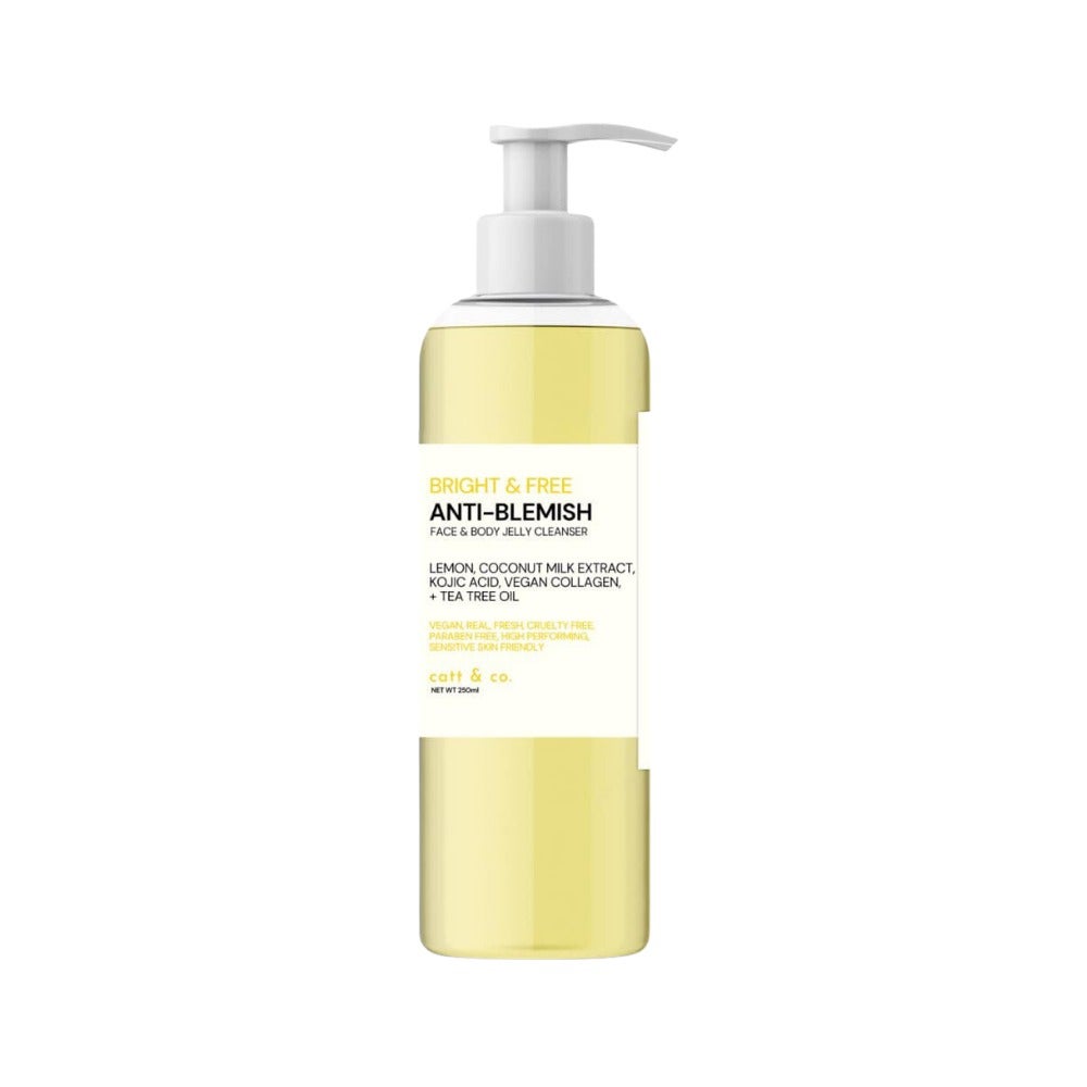 Catt & Co Bright & Anti-Blemish Face & Body Jelly Cleanser 250ml