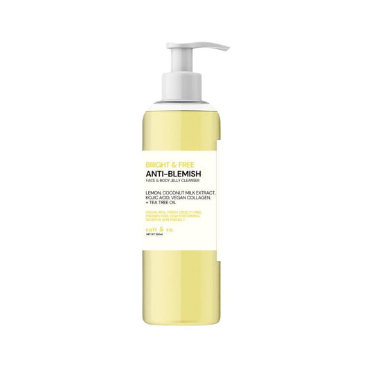 Catt & Co Bright & Anti-Blemish Face & Body Jelly Cleanser 250ml
