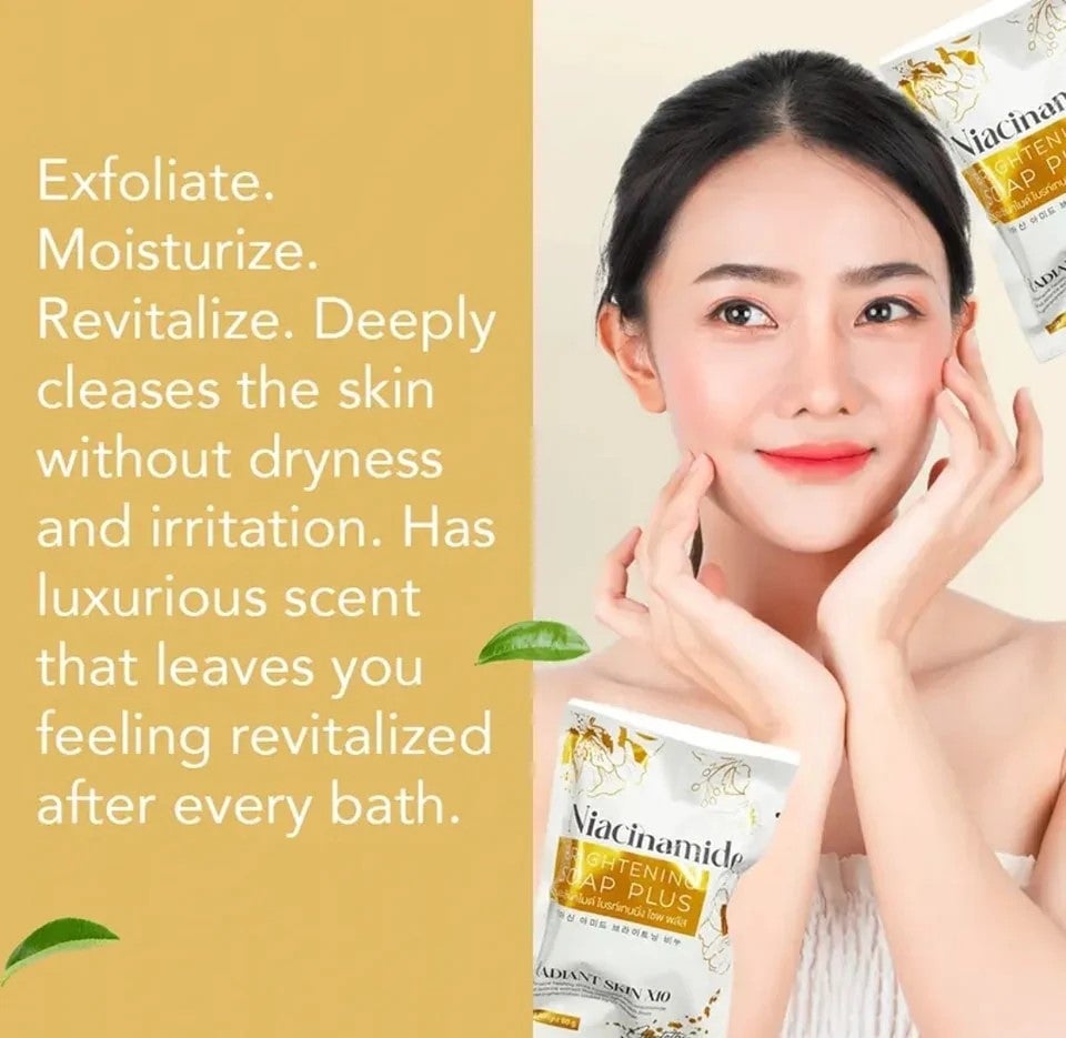 AR Niacinamide Brightening Soap Plus - Radiant Skin 10X 80g