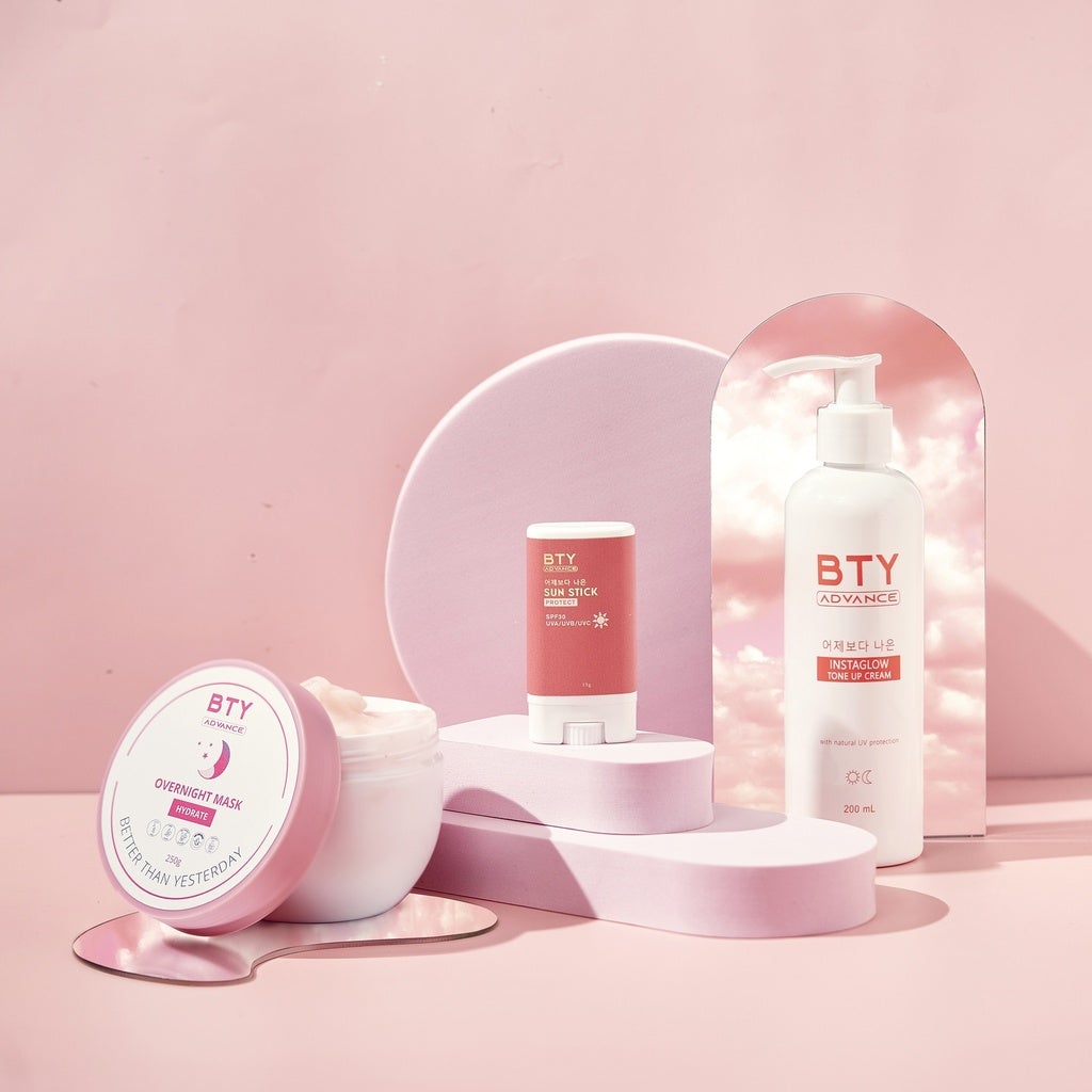 BTY Advance Self Care Trio (Mask, Toneup Cream, Sunstick)