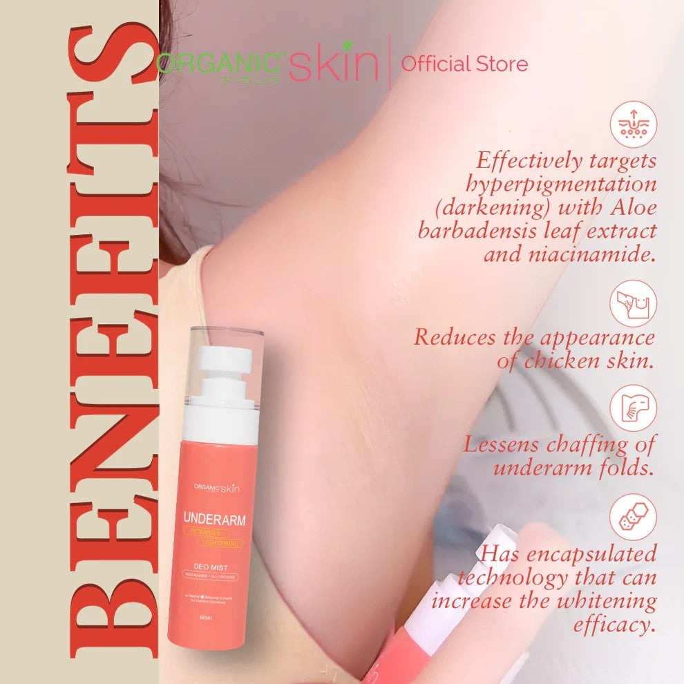 Organic Skin Intensive Underarm Whitening Deo Mist