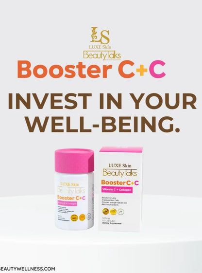 Luxe Skin Beauty Talks Booster C + Vitamin C + Collagen 60 Capsules