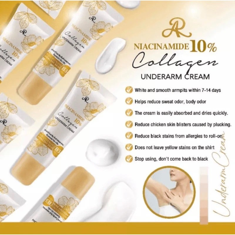 AR Niacinamide 10% Collagen Underarm Cream 15g
