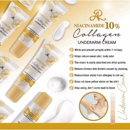 AR Niacinamide 10% Collagen Underarm Cream 15g