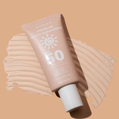 Adorn Premium Tinted Sunscreen SPF 50 PA+++ 50g
