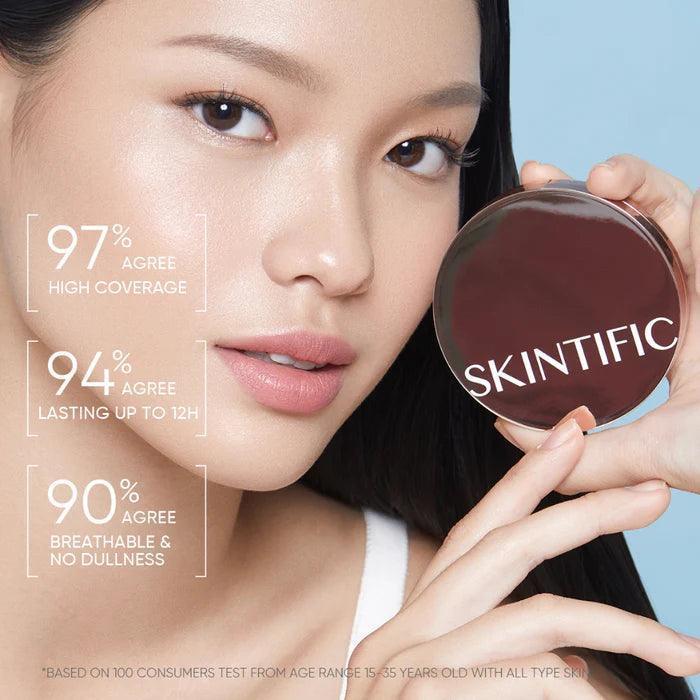 SKINTIFIC Cover All Perfect Cushion (Rosegold)