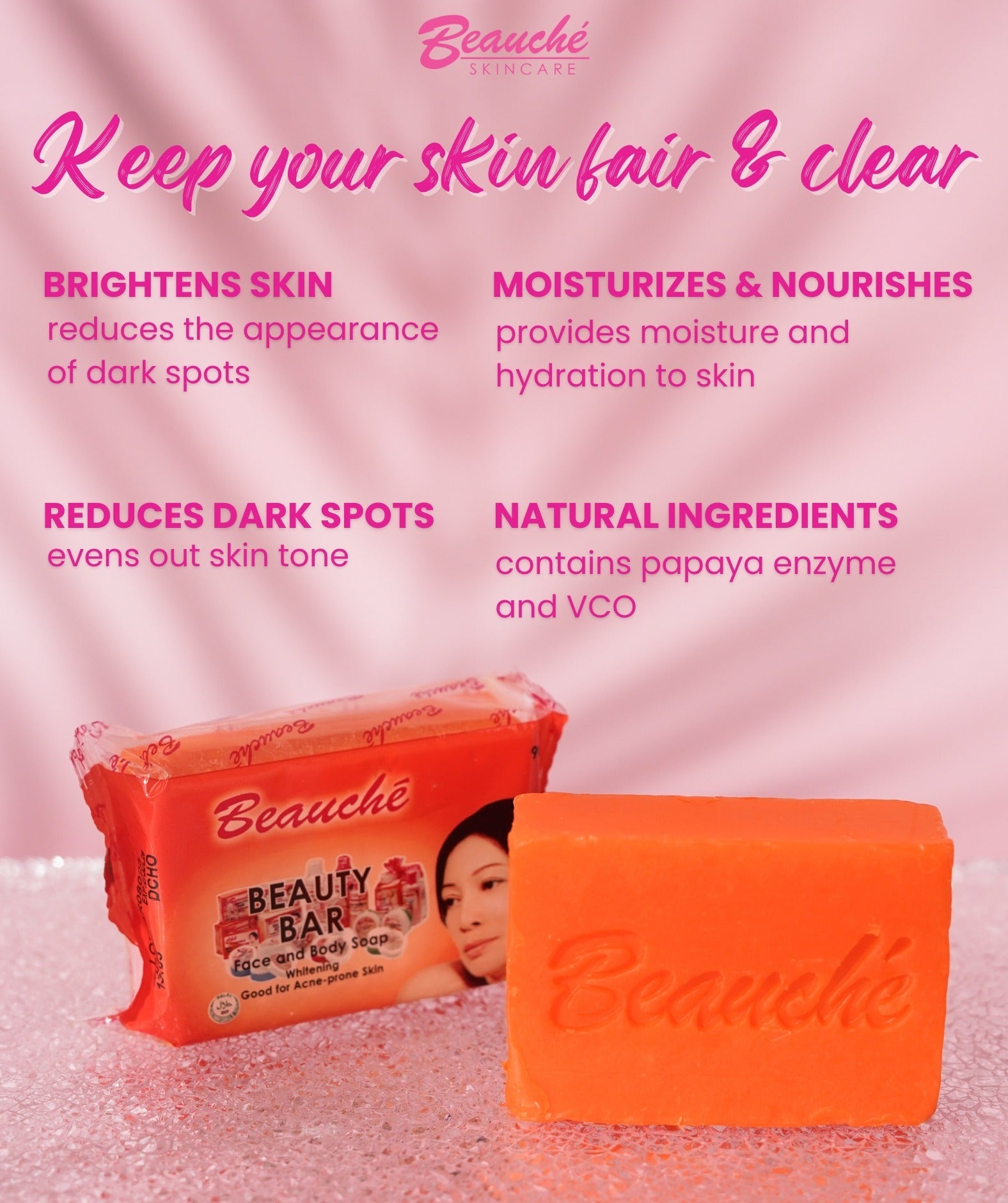 Beauche Kojic Beauty Bar Soap 90g