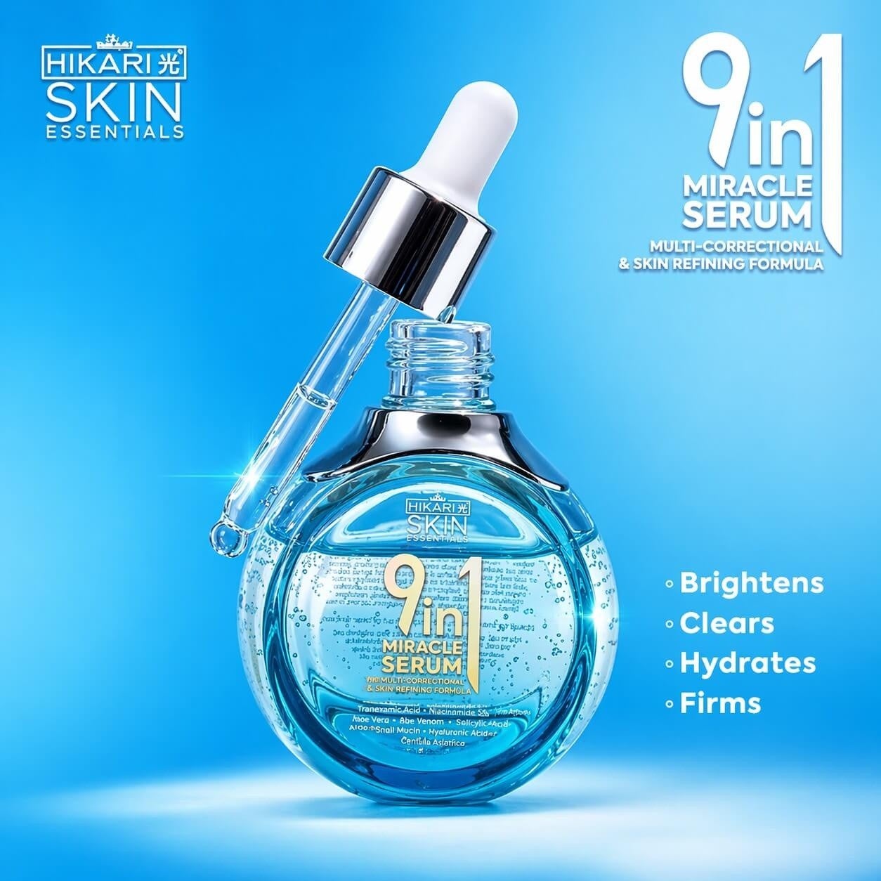 Hikari Skin Essentials 9-in-1 Miracle Serum 30ml