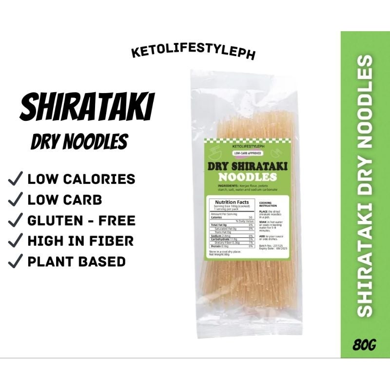 Keto Lifestyle PH - Dry Shirataki Noodles