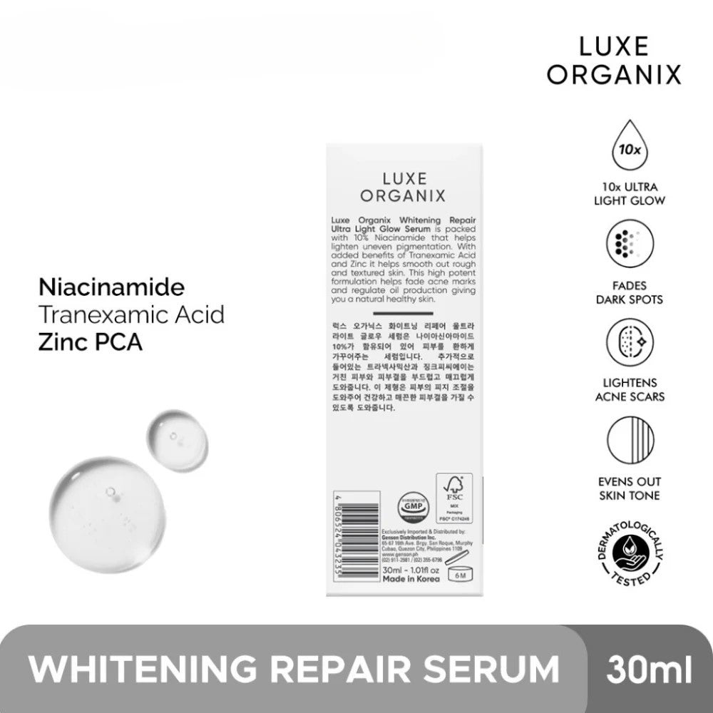 Luxe Organix Whitening Repair Serum