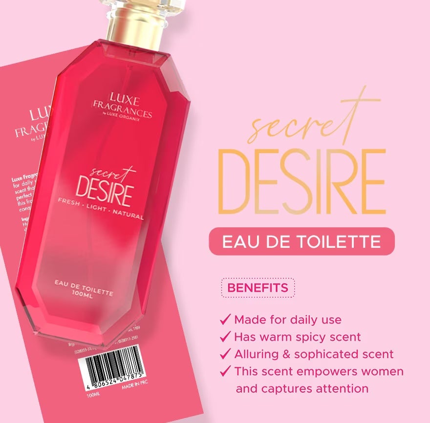 Luxe Fragrances Secret Desire EDT 100ml