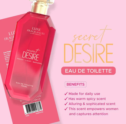 Luxe Fragrances Secret Desire EDT 100ml