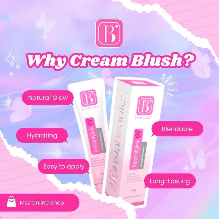 Instabeaute Instapink Blush Cream