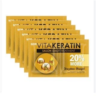 Vita Keratin Salon Daily Treatment Brazilian Straight 24ml 12's