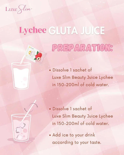 Luxe Slim Lychee Gluta Juice