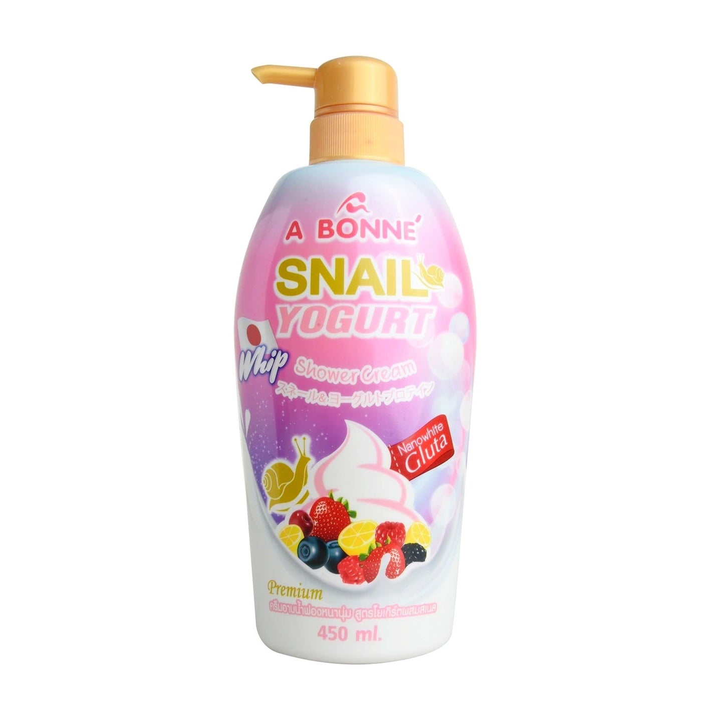 A Bonne' Snail Yogurt Whip Shower Cream