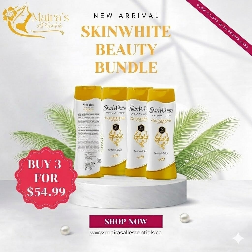 SkinWhite Glutathione Whitening Lotion Bundle