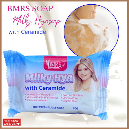 BMRS Milky Hya with Ceramide Soap 70g