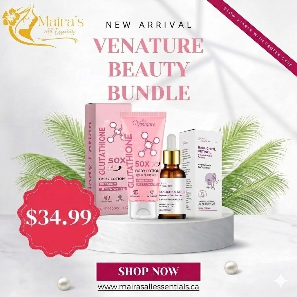 Venature Glutathione & Bakuchiol Beauty Bundle