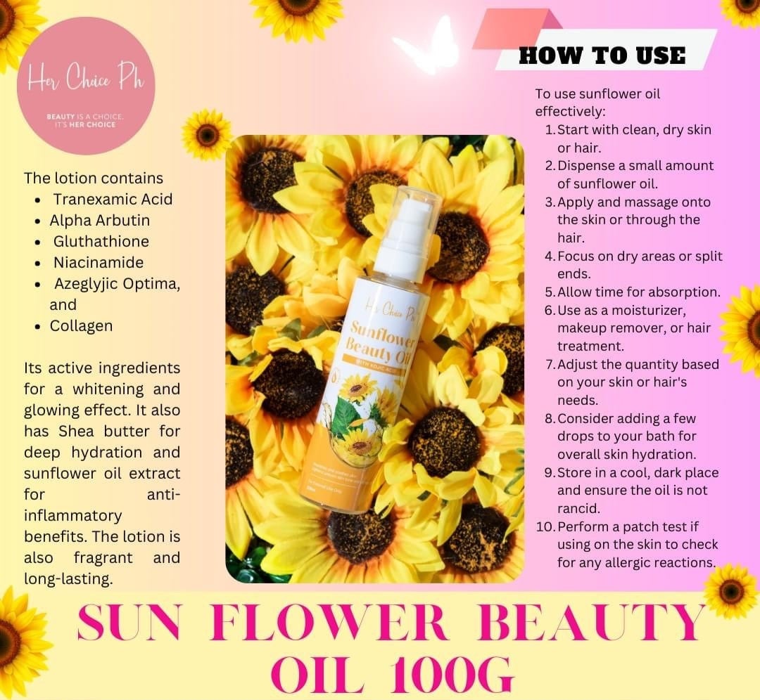Her Choice PH Sunflower Beauty Oil